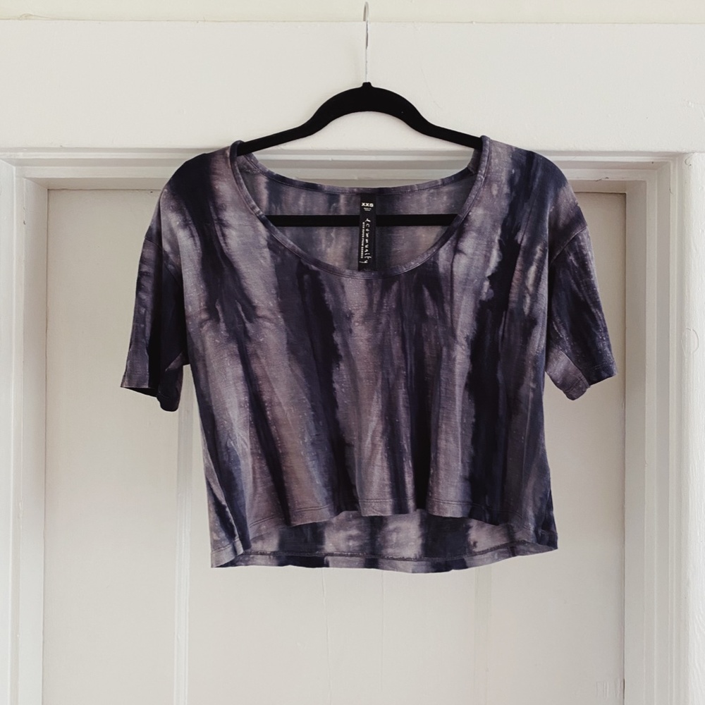 Aritzia | Tie Die Crop Shirt